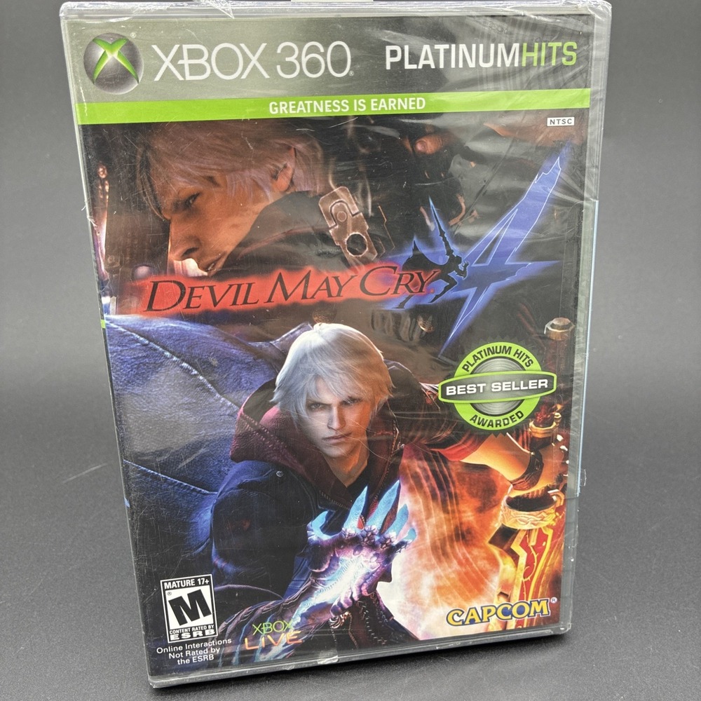 Devil May Cry 4 Microsoft Xbox 360 2008 Brand New Factory Sealed
